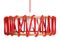 Lámpara colgante Macaron grande en rojo de Silvia Ceñal para Emko, Imagen 2