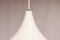 Lámpara colgante en blanco, años 60, Imagen 4