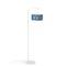 White Macaron Floor Lamp with Small Blue Shade by Silvia Ceñal for Emko 5