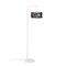 White Macaron Floor Lamp with Small Black Shade by Silvia Ceñal for Emko 4