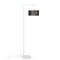 White Macaron Floor Lamp with Small Black Shade by Silvia Ceñal for Emko 5