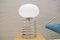 Lampe de Bureau Spirale Chromée avec Abat-jour Ovale en Verre Opalin, 1960s 3