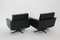 Black Leather Swivel Chairs by Johannes Spalt, 1960s, Set of 2, Image 7