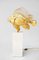 Lámpara en forma de pez escorpión de latón dorado, años 50, Imagen 1