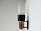 Mid-Century Crystal Glass & Brass Saga Wall Sconce from Lyfa & Orrefors 8