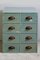 Small Chest of Drawers in Pigeon Blue, 1920s 1