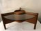 Vintage British Coffee Table with Bar, Image 1