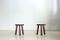 Rustic French Stools, 1950s, Set of 2 2