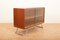 Sideboard with Wired Glass Sliding Doors, 1950s 12