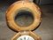 Vintage Holz Wanduhr von D.C. 9