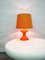 Orangefarbene Vintage ML1 Tischlampe von Ingo Maurer 4