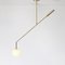 Modern Counterbalance Pendant Lamp in Solid Brass from Balance Lamp 1