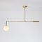 Modern Counterbalance Pendant Lamp in Solid Brass from Balance Lamp 2