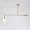 Modern Counterbalance Pendant Lamp in Solid Brass from Balance Lamp, Image 2