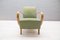 Armchairs in Green by Jindřich Halabala for UP Závody, 1930s, Set of 2 1