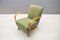 Armchairs in Green by Jindřich Halabala for UP Závody, 1930s, Set of 2 6