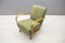 Armchairs in Green by Jindřich Halabala for UP Závody, 1930s, Set of 2, Image 6
