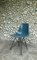 Chaise d'Appoint Bleue Grise Vintage avec Base Eiffel par Charles et Ray Eames pour Herman Miller 13