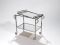 Mirrored Steel Trolley by Jacques Adnet, 1930s 6