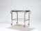 Mirrored Steel Trolley by Jacques Adnet, 1930s 3