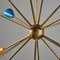 Mid-Century Colorful Sputnik Chandelier, 1960s, Image 3