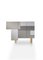 Mobiletto Shanty piccolo grigio e bianco di Doshi Levien per BD Barcelona, Immagine 1