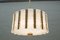Gold-Plated & Frosted Ice Glass Drum Pendant from Kalmar, 1960s, Image 5