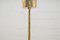 Lámpara colgante bañada en oro con cristal hielo de Kalmar, años 60, Imagen 11