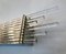 Italian Sconces with Murano Glass Rods from Vistosi. 1990s, Set of 2 2