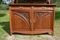 Art Nouveau 2-Part Chestnut Buffet with Vine Decor 7