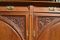 Art Nouveau 2-Part Chestnut Buffet with Vine Decor 24