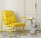 Gardenias Indoor Armchair Yellow by Jaime Hayon for BD Barcelona 1