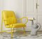 Gardenias Indoor Armchair Yellow by Jaime Hayon for BD Barcelona, Image 1