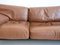 Diesis Leather Sofa by Antonio Citterio & Paolo Nava Brown for B&B Italia, 1980s 4