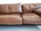 Diesis Leather Sofa by Antonio Citterio & Paolo Nava Brown for B&B Italia, 1980s 3