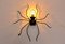 Mid-Century Italian Modern Metal and Glass Spider Wall Lamp, 1950s 6