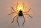 Mid-Century Italian Modern Metal and Glass Spider Wall Lamp, 1950s, Image 6