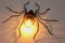 Mid-Century Italian Modern Metal and Glass Spider Wall Lamp, 1950s 7