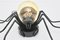 Mid-Century Italian Modern Metal and Glass Spider Wall Lamp, 1950s 8