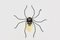 Mid-Century Italian Modern Metal and Glass Spider Wall Lamp, 1950s 1