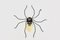 Mid-Century Italian Modern Metal and Glass Spider Wall Lamp, 1950s, Image 1