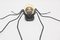 Mid-Century Italian Modern Metal and Glass Spider Wall Lamp, 1950s, Image 5