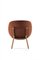 Chaise Basse Naïve en Terracotta par etc.etc. pour Emko 5