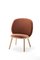 Chaise Basse Naïve en Terracotta par etc.etc. pour Emko 1
