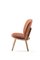 Chaise Basse Naïve en Terracotta par etc.etc. pour Emko 2