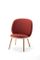 Low Naïve Chair in Red by etc.etc. for Emko 1