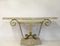 Vintage Tessellated Stone Console Table from Maitland Smith 1