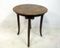 Circular Vintage Oak Side Table 6