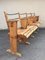 Banc Industriel Antique en Bois 5