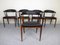 Dining Chairs by Johannes Andersen for Samcon, 1960s, Set of 5 1